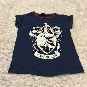 Harry Potter Ravenclaw rolled sleeve tee UK size 8 US size S